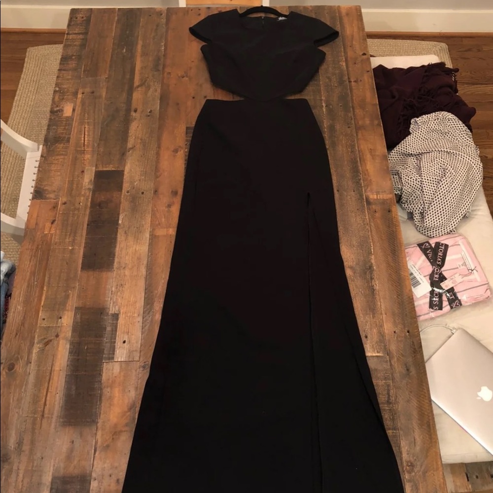 BLACK FULL Length dress